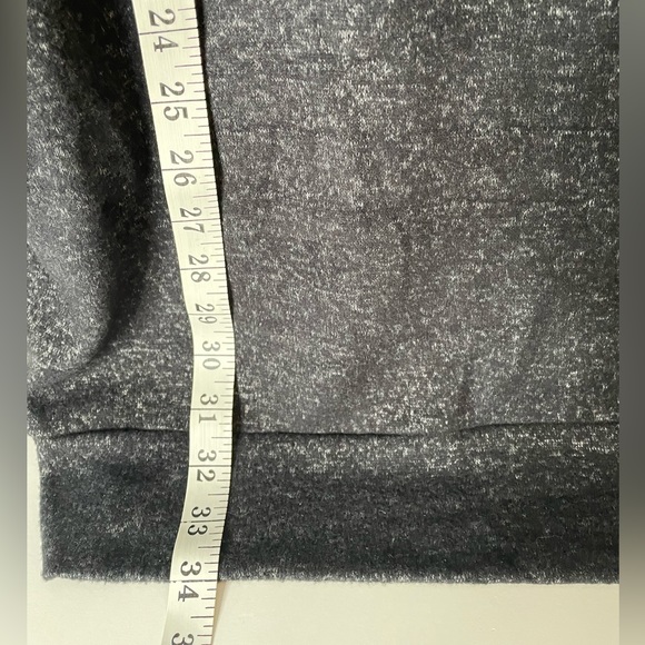 White Birch Soft Sweater Dark Gray Long Sleeve Ruffle Cuff with Tie SZ XL New - Picture 7 of 7